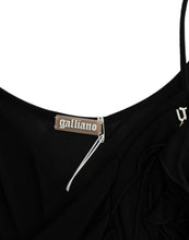 Black coctail dress John Galliano