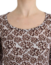 Brown longsleeved lace top Cavalli
