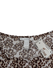 Brown longsleeved lace top Cavalli