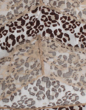 Brown longsleeved lace top Cavalli
