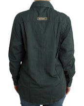 Gray button down shirt Cavalli
