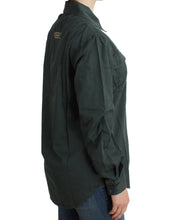 Gray button down shirt Cavalli