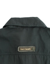Gray button down shirt Cavalli