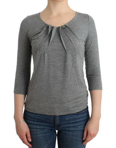 Gray 3/4 sleeves jumper top Cavalli