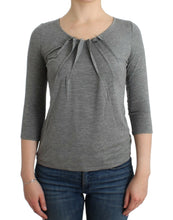 Gray 3/4 sleeves jumper top Cavalli