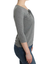 Gray 3/4 sleeves jumper top Cavalli
