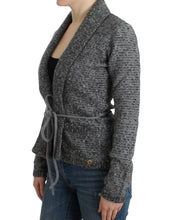 Gray wool knitted cardigan Cavalli