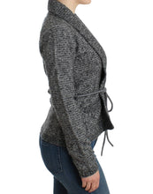 Gray wool knitted cardigan Cavalli