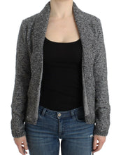 Gray wool knitted cardigan Cavalli