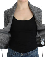 Gray wool knitted cardigan Cavalli