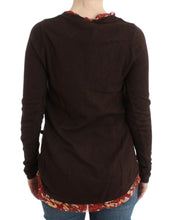 Brown crewneck sweater Cavalli