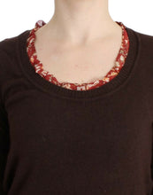 Brown crewneck sweater Cavalli