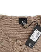 Beige knitted wool sweater Cavalli
