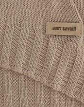 Beige knitted wool sweater Cavalli