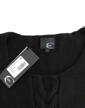 Black knitted wool sweater Cavalli