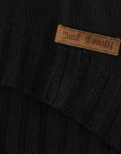 Black knitted wool sweater Cavalli