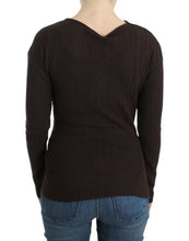 Brown knitted wool sweater Cavalli