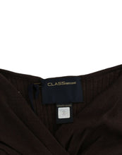 Brown knitted wool sweater Cavalli
