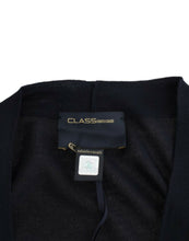 Black cropped wool cardigan Cavalli