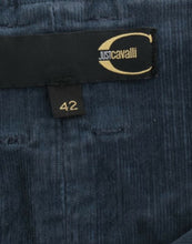 Blue corduroy pencil skirt Cavalli