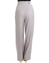 Gray high waist pants Cavalli