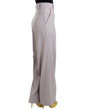Gray high waist pants Cavalli