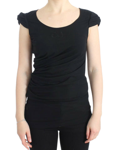 Black Cotton Top Cavalli
