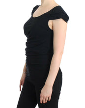 Black Cotton Top Cavalli