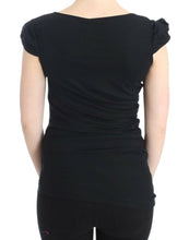 Black Cotton Top Cavalli