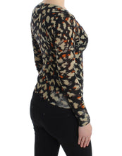 Multicolor v-neck wool jumper Cavalli