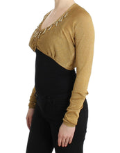 Gold embellished gold shrug Cavalli