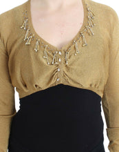 Gold embellished gold shrug Cavalli