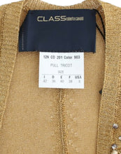 Gold embellished gold shrug Cavalli