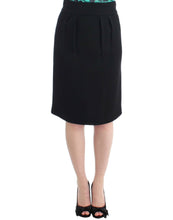 Black wool pencil skirt Cavalli