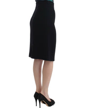 Black wool pencil skirt Cavalli
