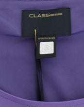 Purple longsleeved dress Cavalli
