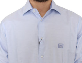 Light blue cotton shirt Cavalli