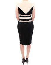 Black lace sheath dress Cavalli