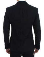 Black wool silk SICILIA blazer Dolce & Gabbana