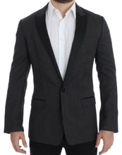 Black wool slim MARTINI blazer Dolce & Gabbana