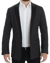 Black wool slim MARTINI blazer Dolce & Gabbana