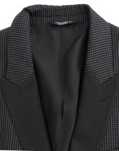 Black wool slim MARTINI blazer Dolce & Gabbana