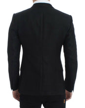Black wool MARTINI slim blazer Dolce & Gabbana