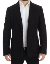 Bordeaux alpaga two button blazer Dolce & Gabbana