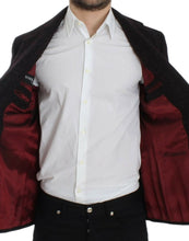 Bordeaux alpaga two button blazer Dolce & Gabbana