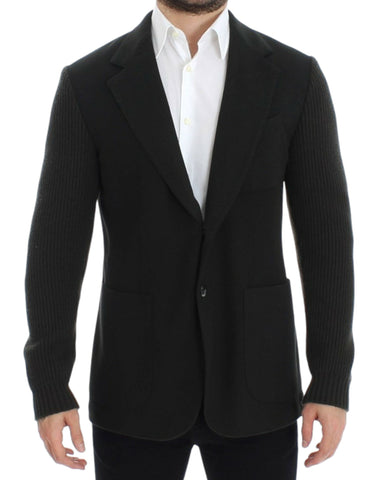 Green cashmere two button blazer Dolce & Gabbana