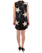 Masterpiece black crystal swarovski stars sheath dress Dolce & Gabbana