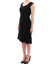 Black floral lace sicily runway dress Dolce & Gabbana