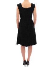 Black floral lace sicily runway dress Dolce & Gabbana