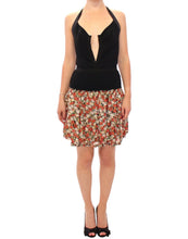 Multicolor floral bubble halterneck dress Dolce & Gabbana
